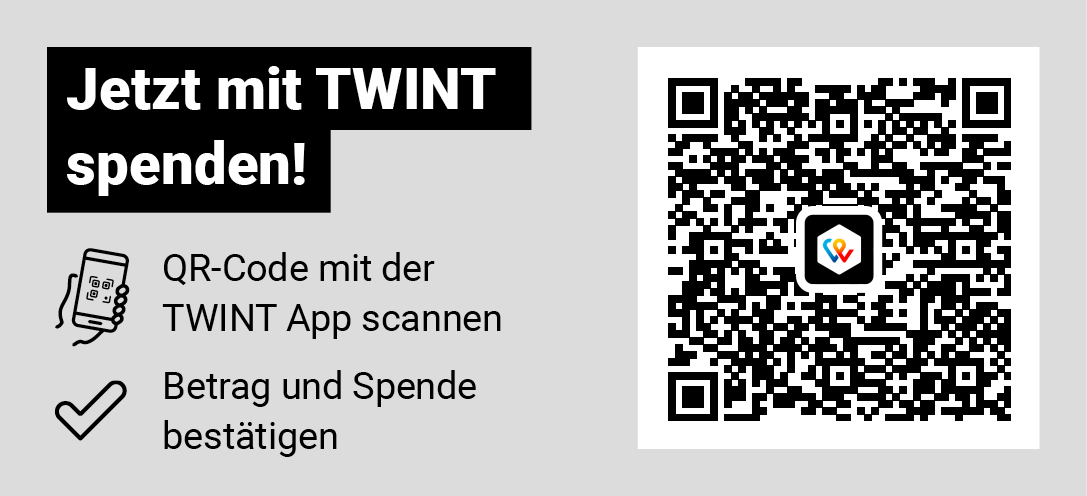 Mit Twint spenden